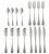 apollo housewares stainless steel cutlery set 16 piece - martele
