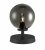 Esben Touch Table Lamp Matt Black With Smoked Glass