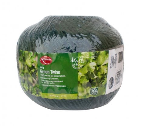 Ambassador Green Jute Twine Ball 200g/125m