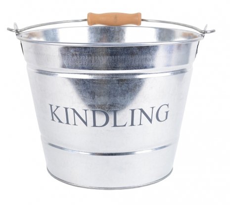 Manor Reproductions Small Kindling Bucket - Galvanised