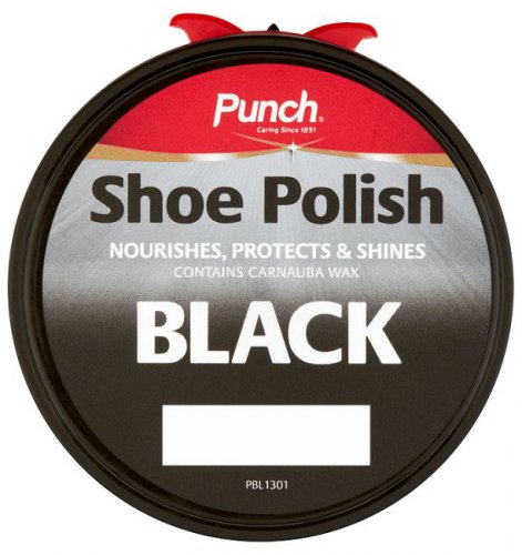 Punch Shoe Polish Black 40ml