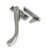 Pewter Night-Vent Locking Peardrop Fastener - LH