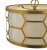 Epstein 3 Light Pendant Gold & Ivory