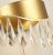 Searchlight Jewel Led Wall Light, Gold With Crystal