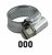 Faithfull OOO Hose Clip - Zinc MSZP 9.5 - 12mm