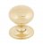 Polished Brass Mushroom Cabinet Knob 38mm