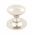 Polished Nickel Oval Cabinet Knob 33mm