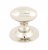 Polished Nickel Oval Cabinet Knob 33mm