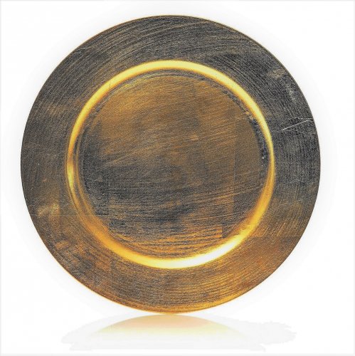 Premier Decorations Charger Plate 33cm - Gold CLEARANCE