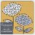 Cooksmart Retro Meadow Coasters - Pack of 4