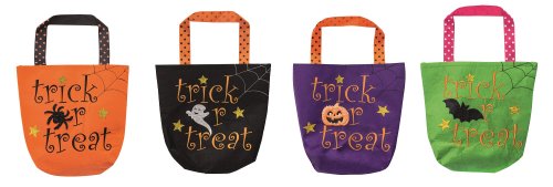 Premier Decorations Halloween Trick or Treat Bags 40cm - Assorted