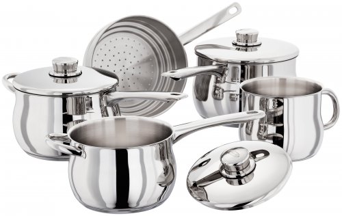 Stellar 1000 Deep 5 Piece Saucepan Set