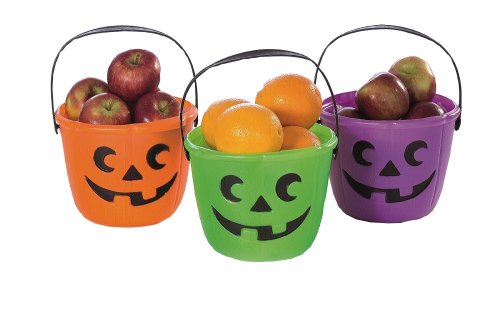 Premier Decorations Halloween Trick or Treat Bucket 25cm - Assorted
