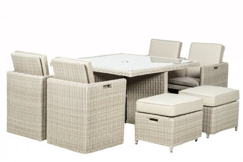 Royalcraft Seychelles 8 Seater Cube Set