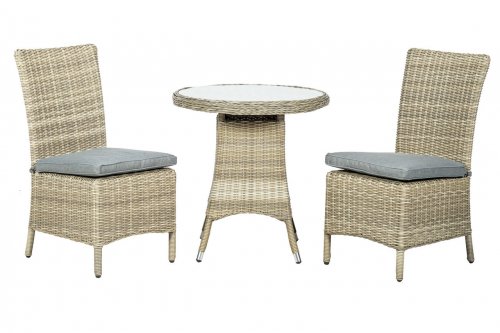 Royalcraft Wentworth 2 Seater Tall Chair Round Bistro Set