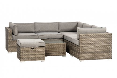 Royalcraft Dallas Corner Lounging  Set - Grey