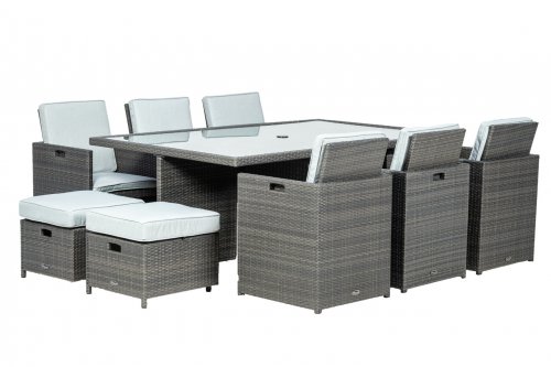 Royalcraft Marlow Deluxe 10 Seater Cube Dining Set