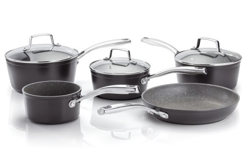 Stellar Rocktanium Saucepan Set 5 Piece