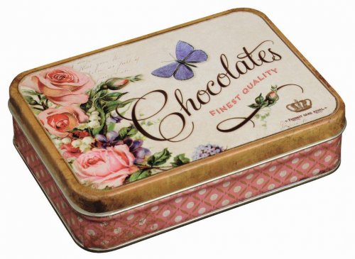 Elite Tins Nostalgia Small Rectangular Storage Tin