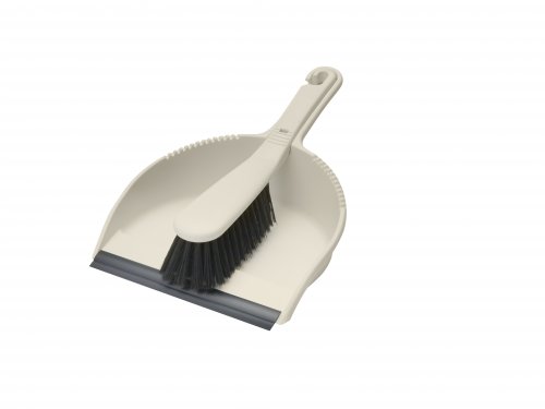 Addis Stiff Dustpan Set Linen