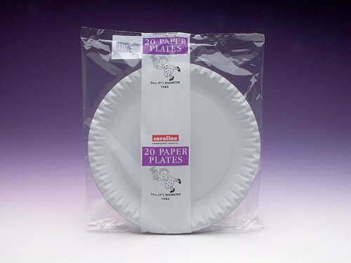 Caroline Paper Plates 9" White (Pack of 20)
