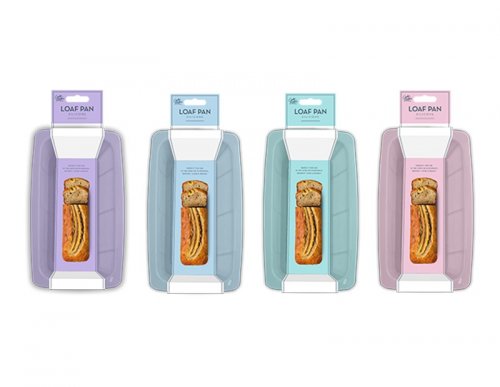 Cooke & Miller Pastel Silicone Loaf Baking Tray