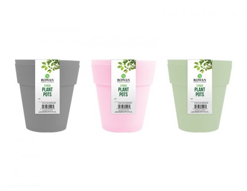 Rowan Plant Pots 15cm 2pk - Assorted