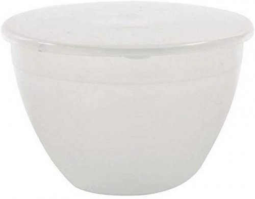 KitchenCraft Plastic Pudding Basin with Lid, Extra Small, 150 ml