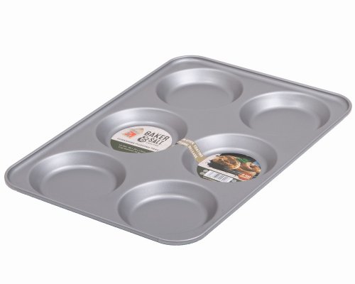 Baker & Salt Non-Stick 6 Hole Yorkshire Pudding Tray