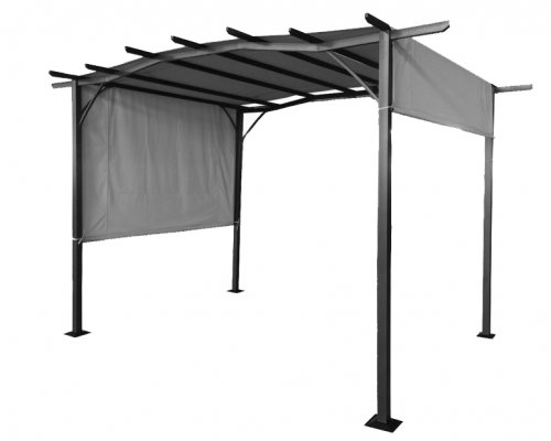 San Remo Pergola Gazebo 2.753.66m Grey