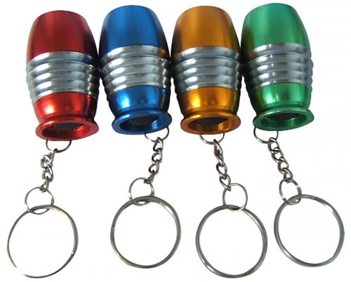 kingavon 6 led bullet torch with keyring in cdu