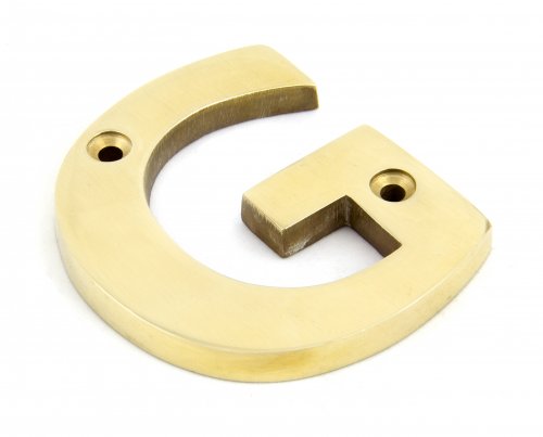 Polished Brass Letter G