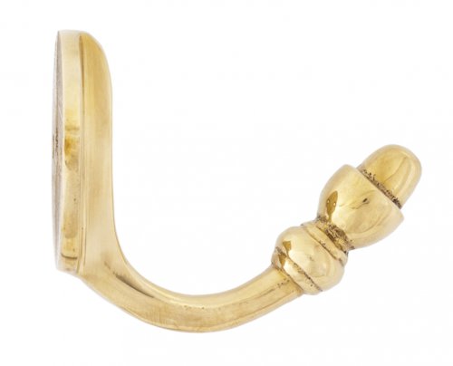 Polished Brass Coat Hook