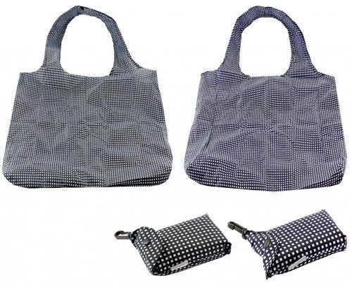 Lesser & Pavey Checked Clip Shopping Bag 2 Assorted