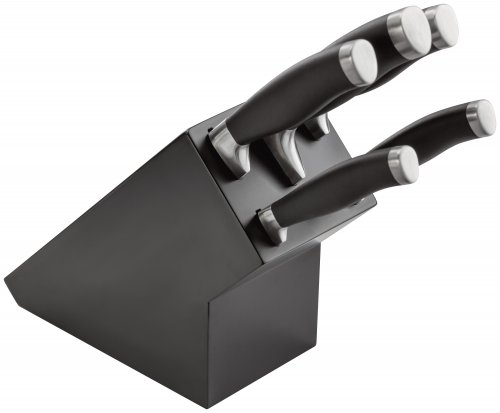 Stellar James Martin 5 Piece Knife Block Set - Black