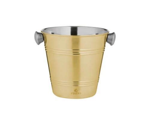 Viners Barware 1L Gold Single Wall Ice Bucket