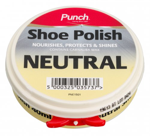 Punch Leather Shoe Polish Neutral 40ml