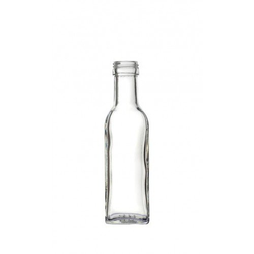 Pattesons Glass Marasca Bottle 100ml with Black Lid