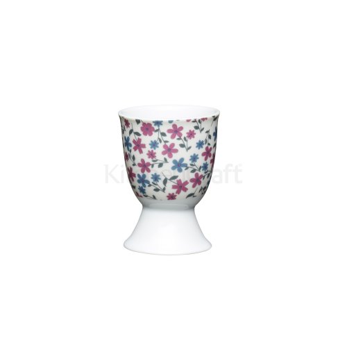 KitchenCraft Floral Porcelain Egg Cup - Daisy