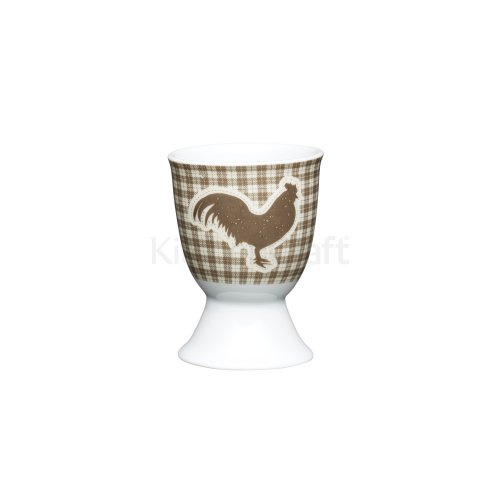 KitchenCraft Porcelain Egg Cup - Textured Hen