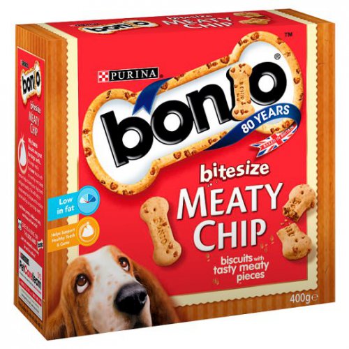 Purina Bonio Meaty Chip Bitesize 400g