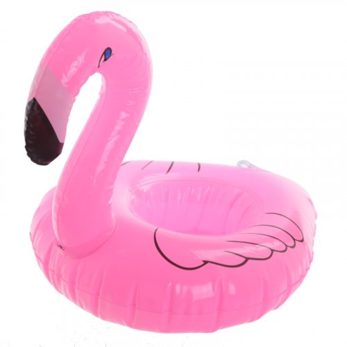 flamingo inflatable drinks holder