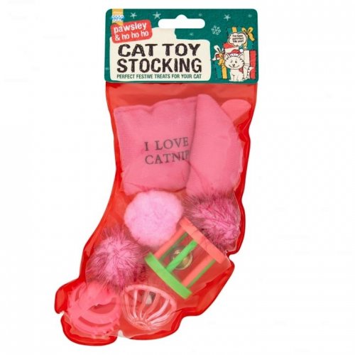 Good Girl Pawsley & Ho Ho Ho Christmas Cat Toy Stocking