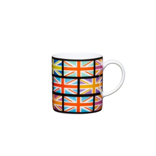 KitchenCraft Porcelain Espresso Cup 80ml - Union Flag