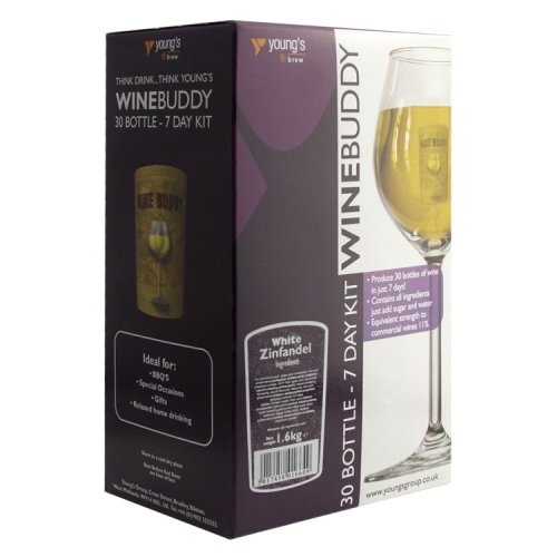 Young's Ubrew Winebuddy 30 Bottle Kit - White Zinfandel