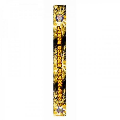 Brothers Pyrotechnics Large Golden Sparklers 5pk