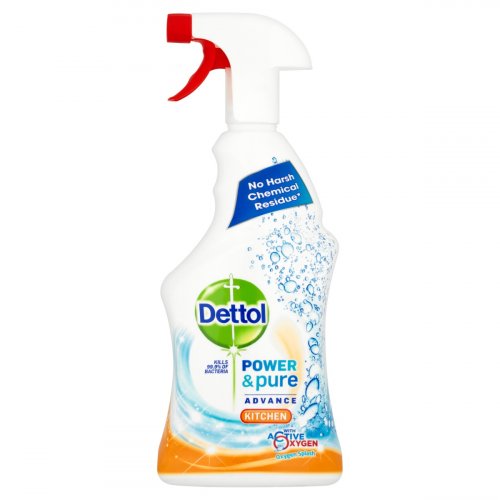Dettol Power & Pure Advance Kitchen Spray - Oxygen Splash 750ml