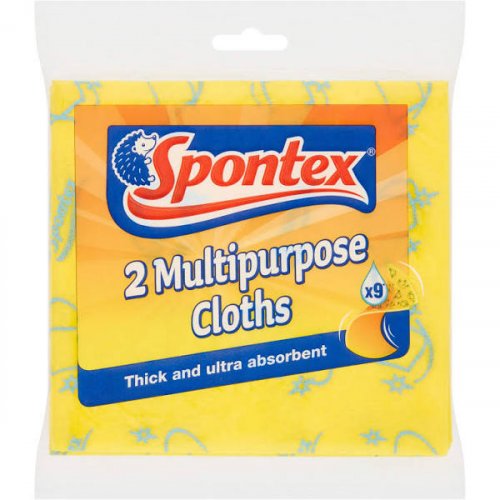 Spontex multipupose cloth pack of 2