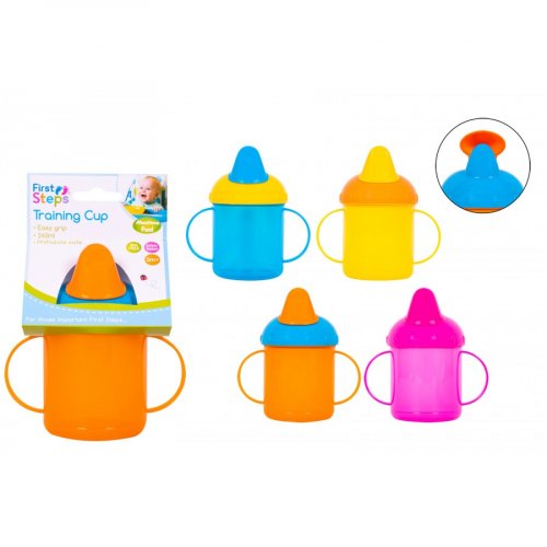 First Steps Spill Proof Training Cup 260ml - Assorted