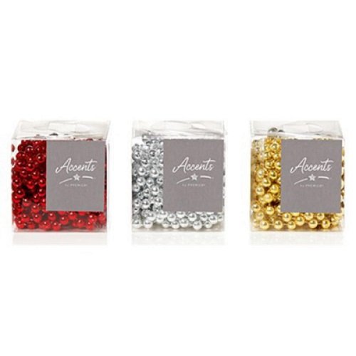 Premier Decorations Decorative Bead Garland 5M x 8mm - Assorted